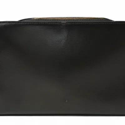 Pre-owned Cartier Black Leather Clutch Bag ()