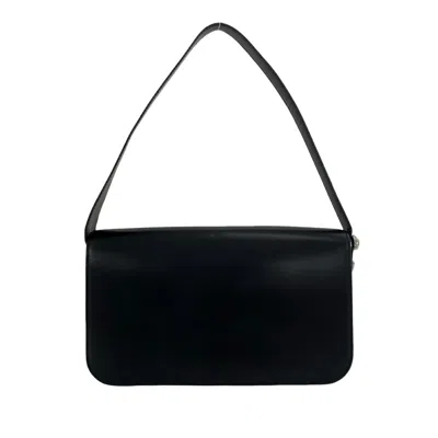 Pre-owned Cartier Black Leather Handbag Shoulder Bag ()