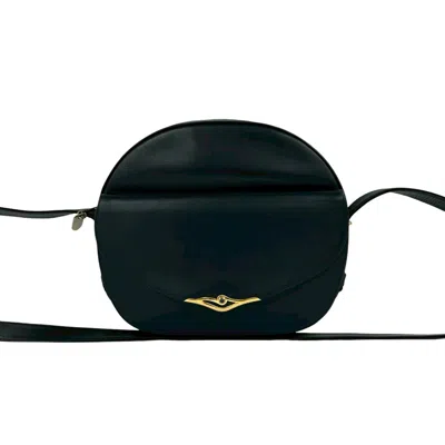 Pre-owned Cartier Black Leather Pochette Shoulder Bag ()