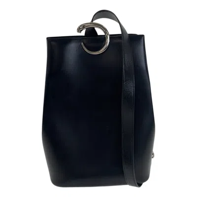 Pre-owned Cartier Black Leather Shoulder Bag ()