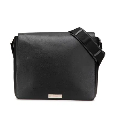 Pre-owned Cartier Black Leather Shoulder Bag ()