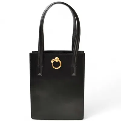 Pre-owned Cartier Black Leather Tote Bag ()