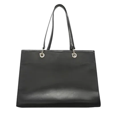 Pre-owned Cartier Black Leather Tote Bag ()