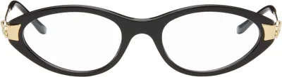 Cartier Black 'panthère De ' Optical Frame Glasses
