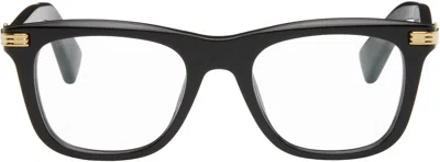 Cartier Gold-tone Square-frame Glasses In Black