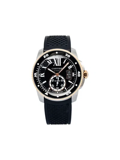 Pre-owned Cartier Black Rotating Bezel 42mm Calibre Diver