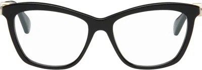 Cartier Black Signature C Cat Eye Sunglasses In 001 Black