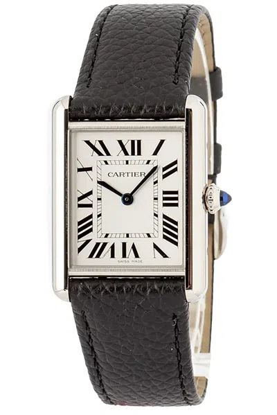 Pre-owned Cartier Bob's Watches  26mm Tank Must Wsta0041 In Stainless Steel