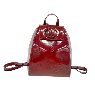 Pre-owned Cartier Bordeaux Backpack ()