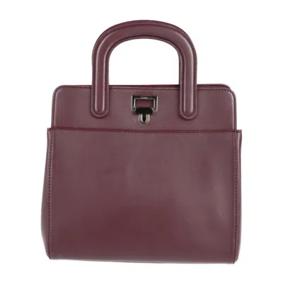 Pre-owned Cartier Bordeaux Handbag Shoulder Bag Tote Bag ()