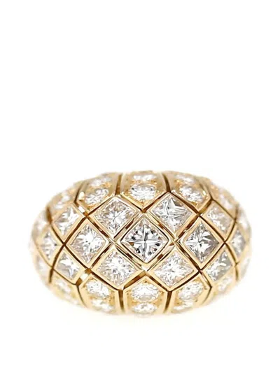 Pre-owned Cartier Boule Diamond Ring In Gold