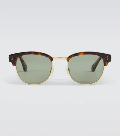 Cartier Browline Sunglasses In Multicoloured
