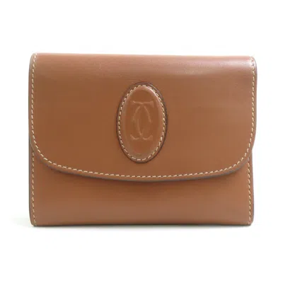 Pre-owned Cartier Brown Coin Purse/coin Case ()