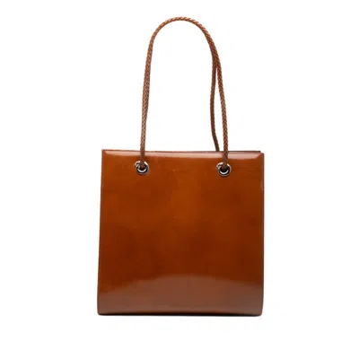 Pre-owned Cartier Brown Leather Shoulder Bag Tote Bag ()