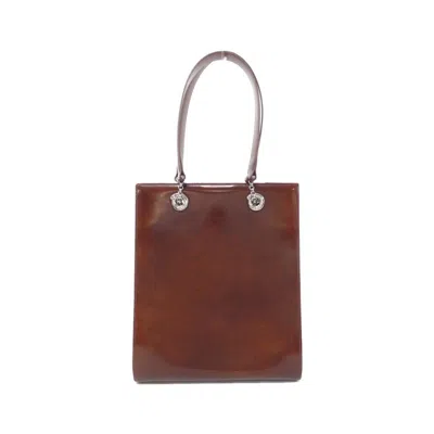 Pre-owned Cartier Brown Red Brown Leather Shoulder Bag ()