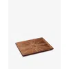 Cartier Brown Santos De  Rectangular Walnut Wood Tray In Brown