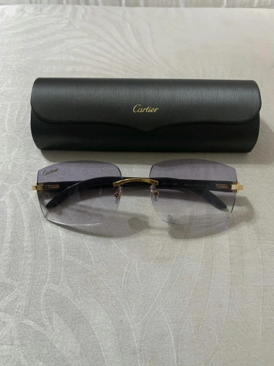 Pre-owned Cartier Buffs In Gold