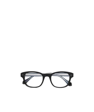 Cartier C Dècor Round-frame Glasses In Black