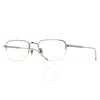 Cartier C De  Demo Rectangular Men's Titanium Eyeglasses Ct0262oa 001 55 In Neutral