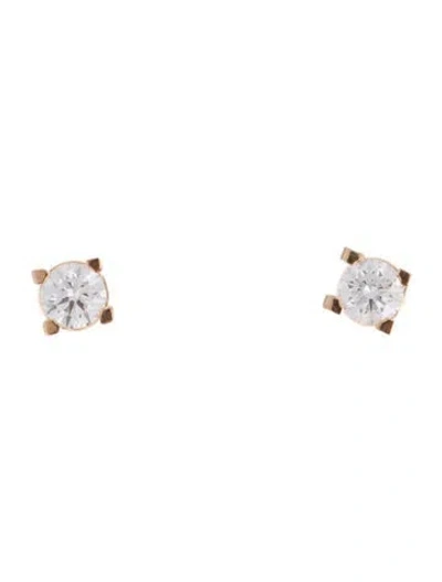 Pre-owned Cartier C De  Diamond Earrings In Multi