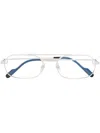Cartier C De  Pilot-frame Glasses In Silber