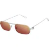 Cartier C De  Red Rectangular Men's Sunglasses Ct0112s 006 55