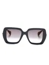Cartier Oversize-frame Sunglasses In Black