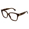 Cartier C Decor Demo Butterfly Ladies Eyeglasses Ct0451o 002 55 In Brown
