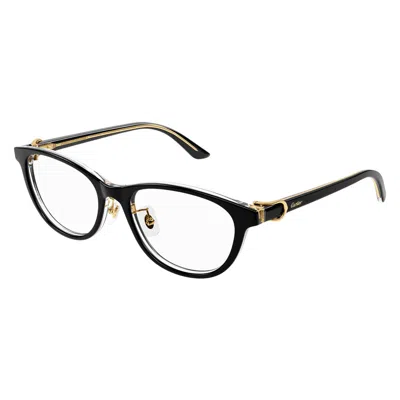 Cartier C Decor Demo Cat Eye Ladies Eyeglasses Ct0456oj 001 53