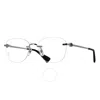 Cartier C Decor Demo Oval Ladies Eyeglasses Ct0414o 002 56