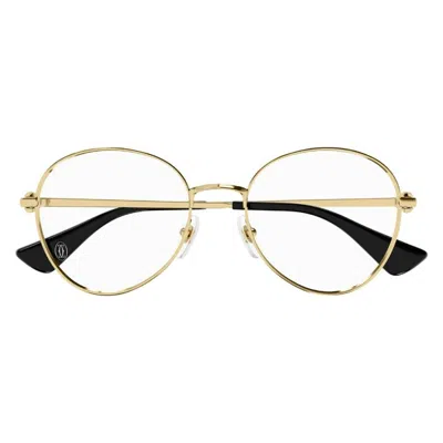 Cartier C Decor Demo Phantos Ladies Eyeglasses Ct0449o 001 52