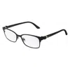 Cartier C Decor Demo Rectangular Ladies Eyeglasses Ct0189o 001 53 In Black