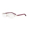 Cartier C Decor Demo Rectangular Unisex Eyeglasses Ct0057o 001 52 In Gold