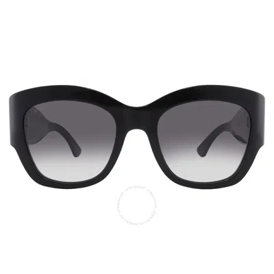 Cartier C Decor Grey Gradient Butterfly Ladies Sunglasses Ct0304s 001 52