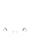 Cartier C Décor Rectangle-frame Glasses In White