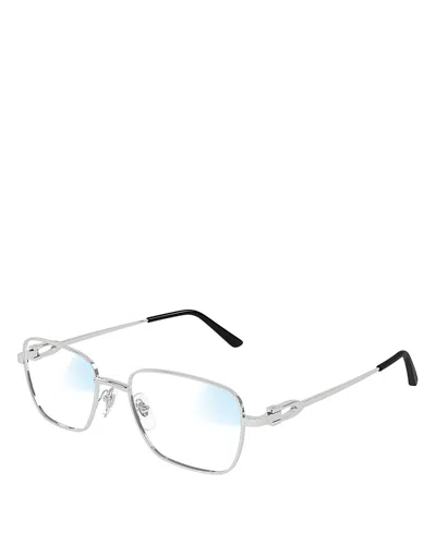 Cartier C Decor Square Photochromatic Sunglasses, 54mm In Metallic