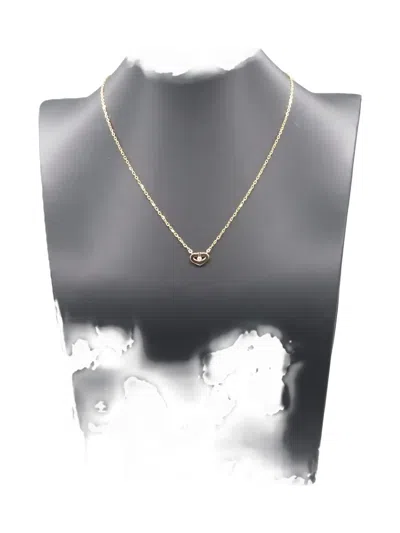 Pre-owned Cartier C Heart Necklace In Gold