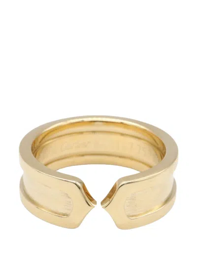 Pre-owned Cartier C2 Ring In Gold