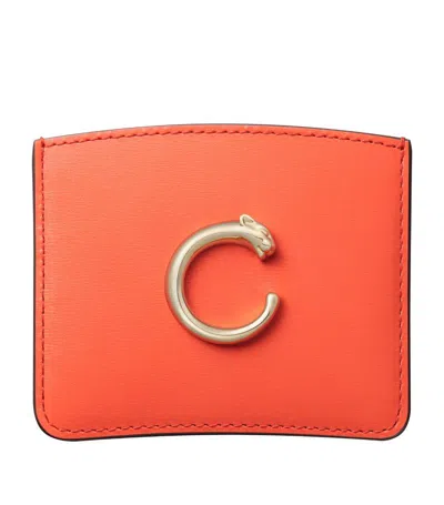 Cartier Card Holder In Orange