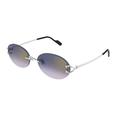 Cartier Ct0551s 003 In Metallic