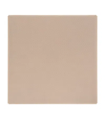 Cartier Cashmere-wool-silk Panther Shawl Scarf In Beige