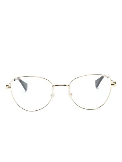 Cartier Cat-eye Frame Glasses In Gold
