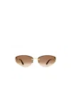 Cartier Cat-eye Frame Sunglasses In Brown