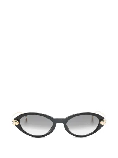 Cartier Cat-eye Sunglasses In Black