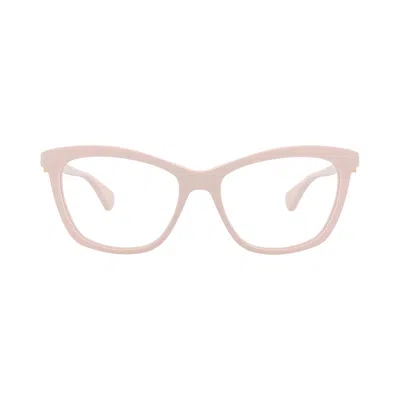 Pre-owned Cartier Cat Eye-frame Recycled Acetate Optical Frames 'pink/transparent' | Women's Size Onesize