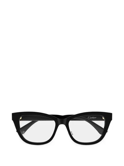 Cartier Cat-eye Glasses In Black