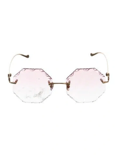 Pre-owned Cartier Cat-eye Gradient Sunglasses