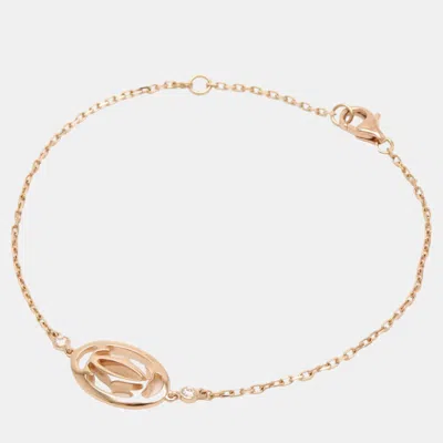 Pre-owned Cartier Chain Bracelet In Gold
