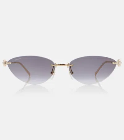 CARTIER CLASH DE CARTIER CAT-EYE SUNGLASSES