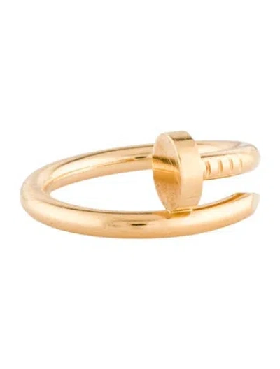 Pre-owned Cartier Classic Juste Un Clou Ring In Multi